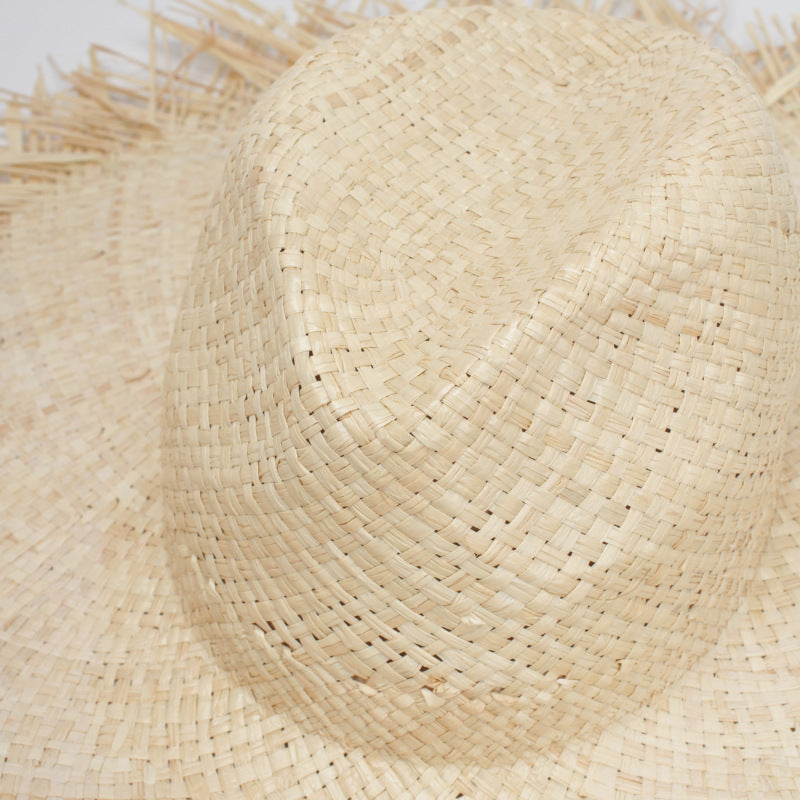 Beach Hat Sun Hat Big Brim Straw Hat
