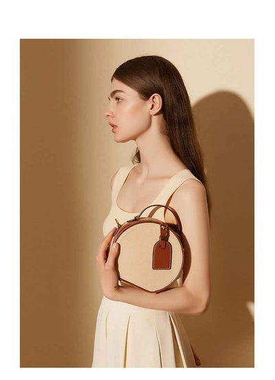 Genuine Leather Small Tote Bag Shoulder Bag Crossbody Bag