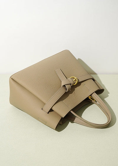 Authentic Leather Tote Bag - Versatile Shoulder and Crossbody Bag Authentic Leather Tote Bag