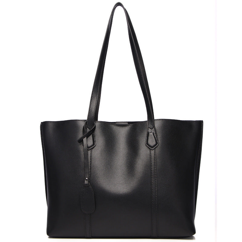 Large Capacity Vegan Leather Tote Bag