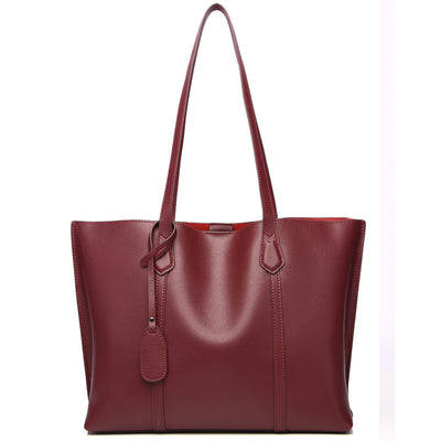 Large Capacity Vegan Leather Tote Bag