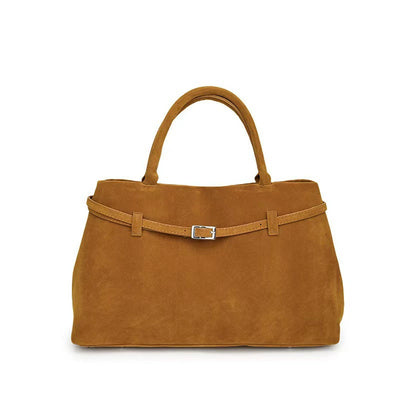 Suede Tote Design Portable Shoulder Bag