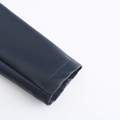 Women Vegan Leather Coat - Slim-fit Leather Jacket for Women - Bagbagsitter