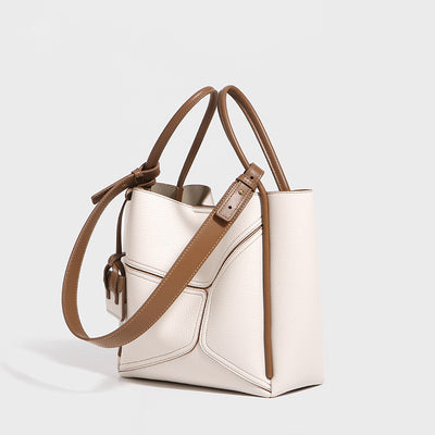 Genuine Leather Large Capacity Underarm Bag Shoulder Bag Tote Bag