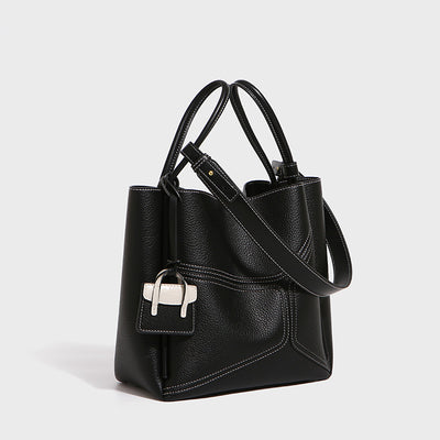 Genuine Leather Large Capacity Underarm Bag Shoulder Bag Tote Bag