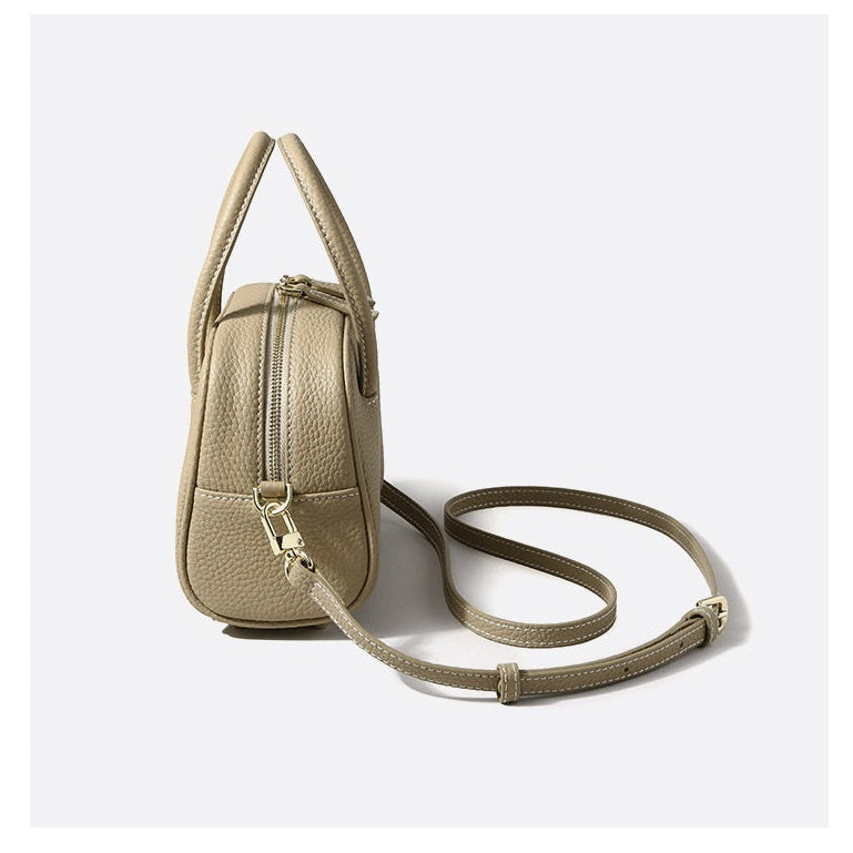 Genuine Leather Crossbody Bag - Stylish Shoulder Tote for Everyday Use Genuine Leather Crossbody Bag Shoulder B