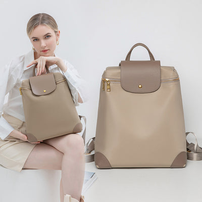 Nylon Canvas Backpack Casual Shoulder Hand-carrying Traveling Bag