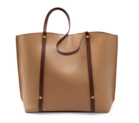Genuine Soft Leather Large Capacity Totes Bag Shoulder Bag