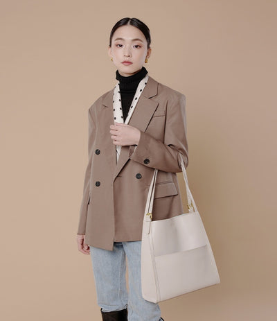 Genuine Leather Shoulder  Bag Large Capacity Tote Bag