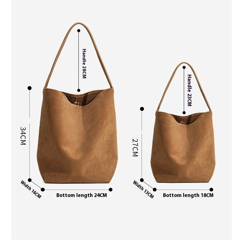 Genuine Leather Tote Bag - Large Capacity Soft Leather Shoulder Bag in Black for Stylish Black Bags Genuine Leather Shoulder Bag