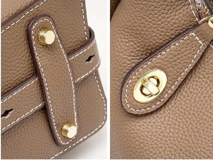 Genuine Leather Crossbody Bag - Versatile Shoulder Tote & Underarm Bag Genuine Leather Bag Crossbody Shoulder B