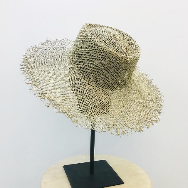 British Flat Hat Straw Hat Summer Beach Hat