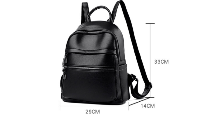 Vegan Leather Backpack - Eco-Friendly Fashion for Your Adventures Vegan Leather Shoulder Backpack