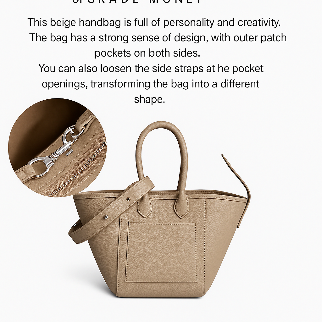 Genuine Leather Vegetable Basket Bag Bucket Bag Shoulder Bag Crossbody Tote Bag