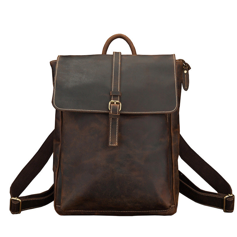 Casual  Genuine Leather backpack