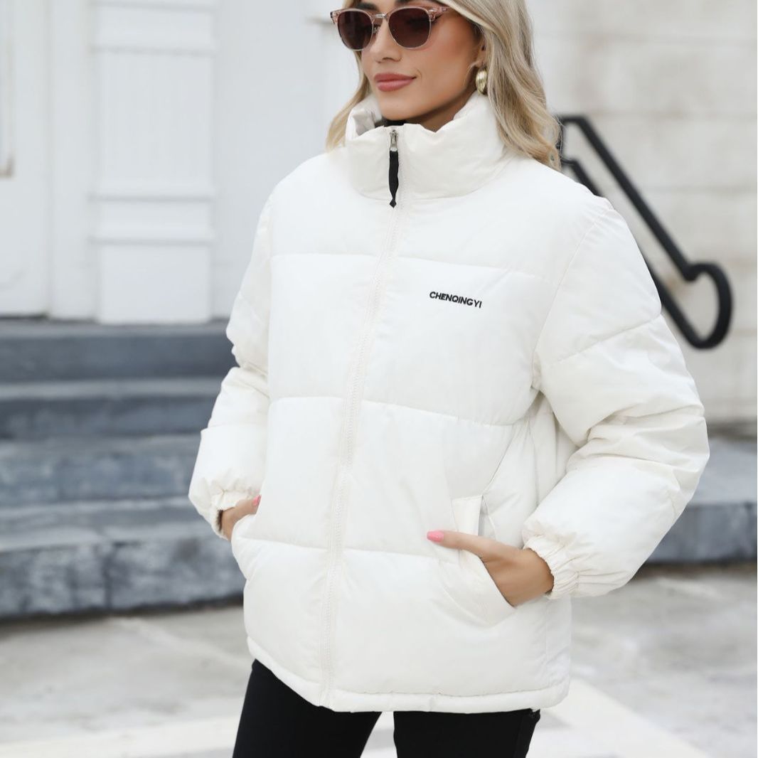 Winter Coat Casual Windproof Down Mix Cotton Jacket  Thickened Jacket