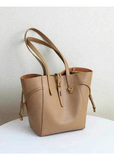 Genuine Leather Shoulder Bag Tote - Stylish & Durable Design Genuine Leather Shoulder Bag Tote Bag