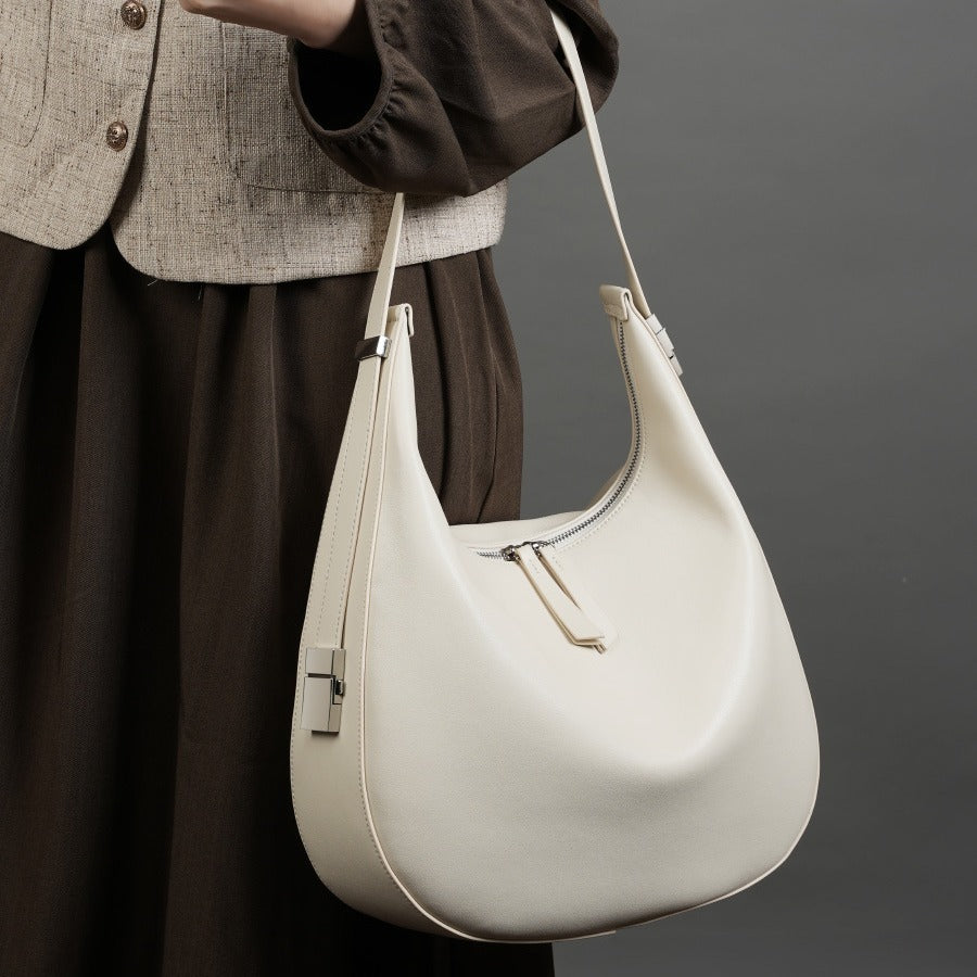 Genuine Leather Handbag Shoulder Bag 3 in 1 Fashion Women Anti-Theft Backpack