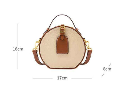 Genuine Leather Small Tote Bag Shoulder Bag Crossbody Bag