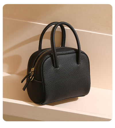Genuine Leather Crossbody Bag - Stylish Shoulder Tote for Everyday Use Genuine Leather Crossbody Bag Shoulder B