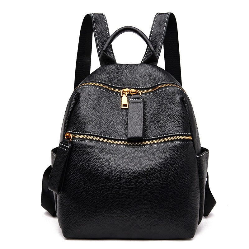 Leather Backpack Women Genuine leather Small Backpack