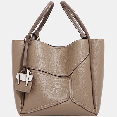 Genuine Leather Large Capacity Underarm Bag Shoulder Bag Tote Bag