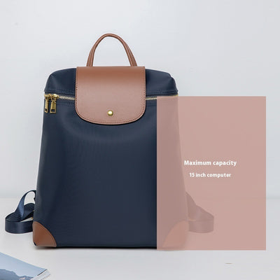 Nylon Canvas Backpack Casual Shoulder Hand-carrying Traveling Bag