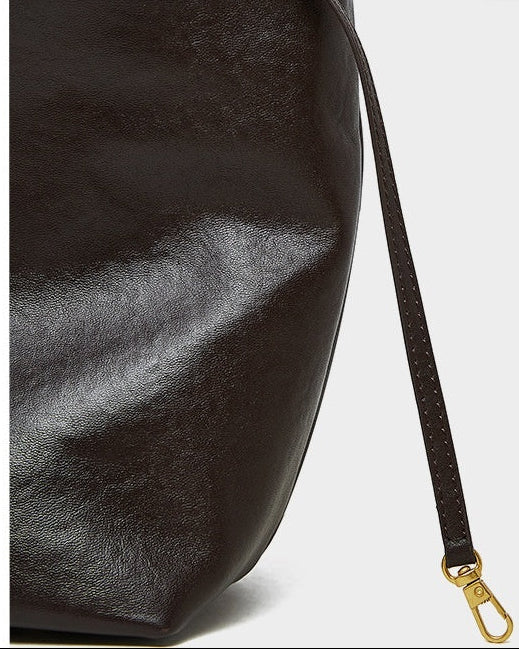 Genuine Leather Crossbody Bag - Versatile Underarm and Shoulder Bag Genuine Leather Bag Underarm Bag Shoulde