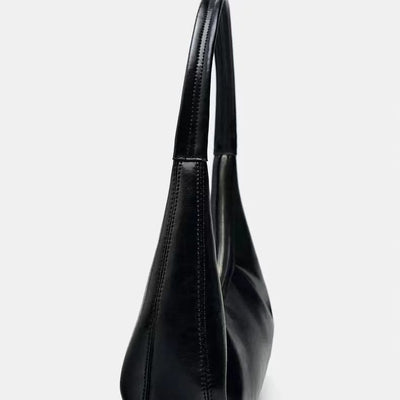 Vegan Leather Shoulder Bag - Selenodont Underarm Tote Bag Vegan Leather Selenodont Shoulder Bag Un