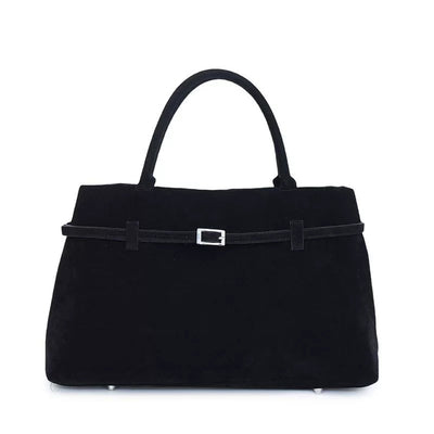 Suede Tote Design Portable Shoulder Bag