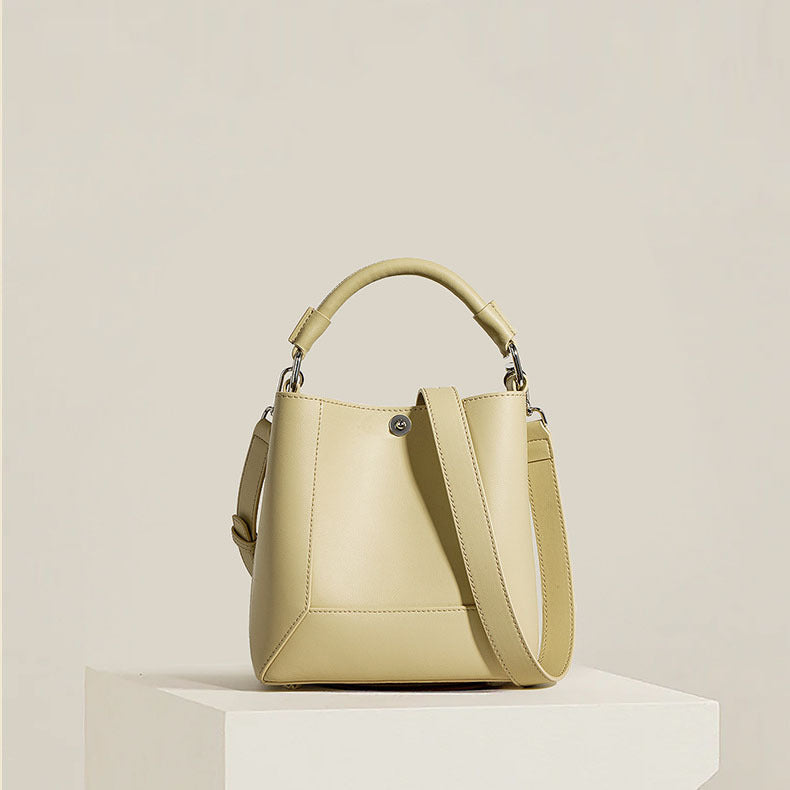 Genuine Leather Tote Bag Shoulder Bag Crossbody bag  Bucket Bag