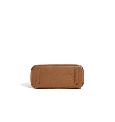 Lock Design Leather Bag - Genuine Leather Shoulder Crossbody Tote Bag Lock Design Leather Bag Genuine Leather Shoulder Bag Crossbody Bag Tote Bag