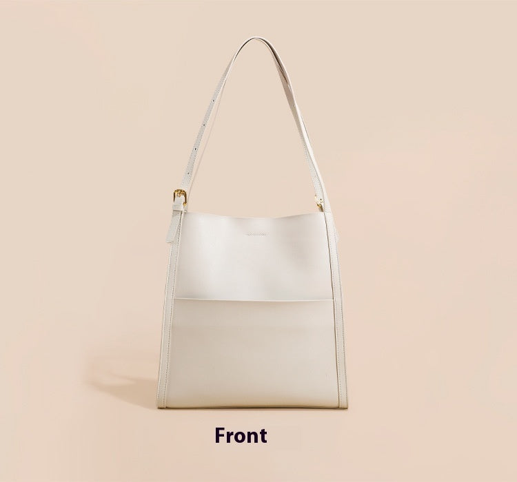 Genuine Leather Shoulder  Bag Large Capacity Tote Bag