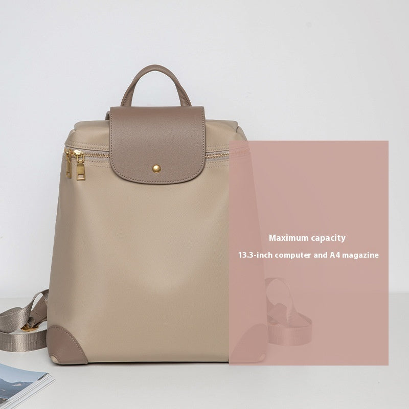 Nylon Canvas Backpack Casual Shoulder Hand-carrying Traveling Bag