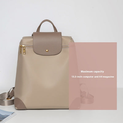 Nylon Canvas Backpack Casual Shoulder Hand-carrying Traveling Bag