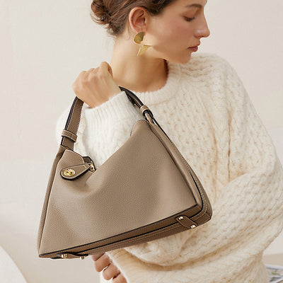 Genuine Leather Bag Crossbody Shoulder Bag Tote Bag Underarm Bag