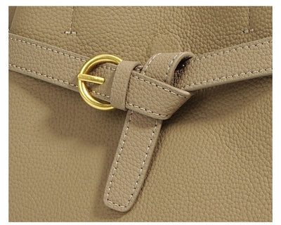 Authentic Leather Tote Bag - Versatile Shoulder and Crossbody Bag Authentic Leather Tote Bag