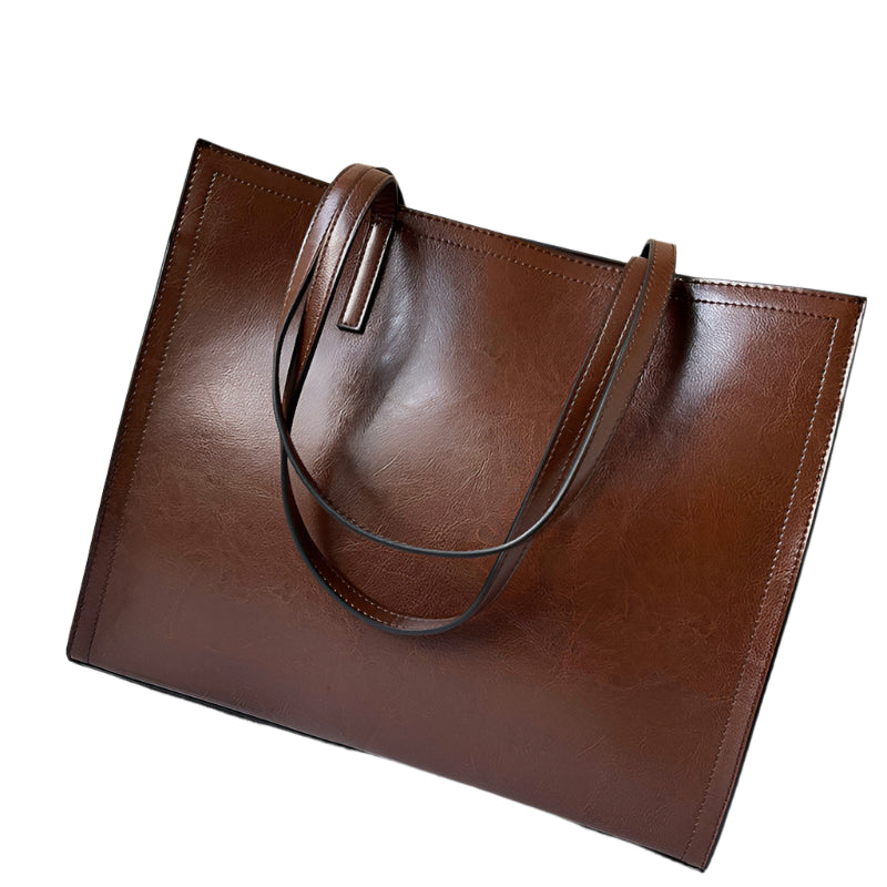 Tote Bag Casual  Genuine Leather Tote Bag