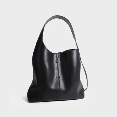 Genuine Leather Shoulder Bag - Large Capacity Underarm Design 3 in 1 Fashion Women Anti-Theft Backpack