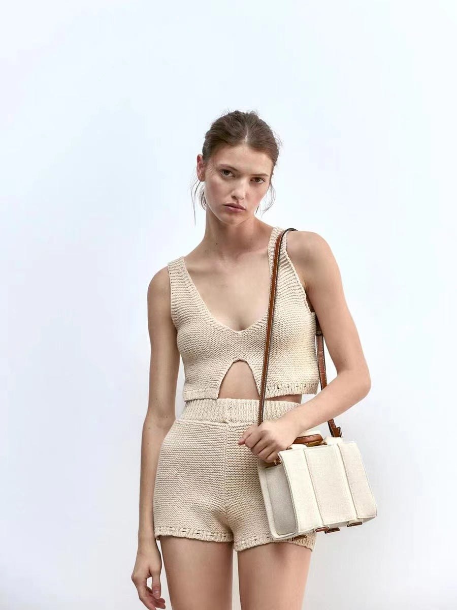 Canvas Stitching Portable Shoulder Messenger Bag Crossbody Tote Bag Underarm