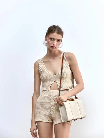 Canvas Stitching Portable Shoulder Messenger Bag Crossbody Tote Bag Underarm