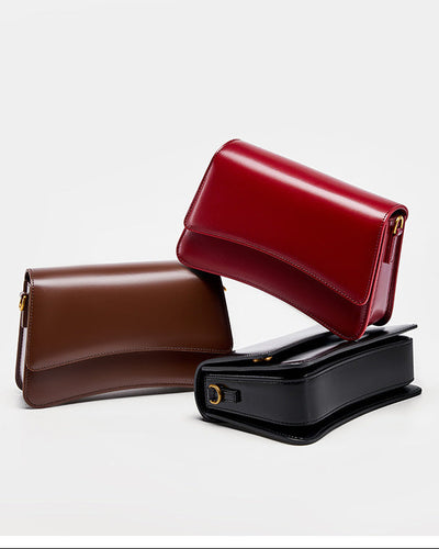 Genuine Leather Shoulder Bag Crossbody Tote Underarm Bag Genuine Leather Bag Shoulder Bag Crossbo