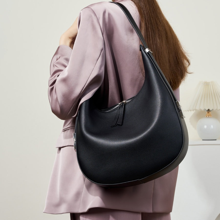 Genuine Leather Handbag Shoulder Bag 3 in 1 Fashion Women Anti-Theft Backpack