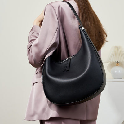 Genuine Leather Handbag Shoulder Bag 3 in 1 Fashion Women Anti-Theft Backpack