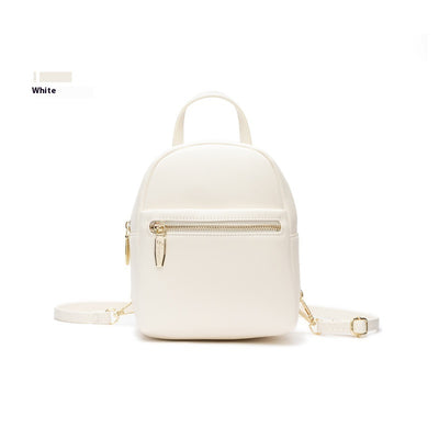 Vegan Leather Versatile Large Capacity Mini Backpack