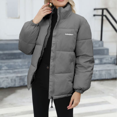 Winter Coat Casual Windproof Down Mix Cotton Jacket  Thickened Jacket