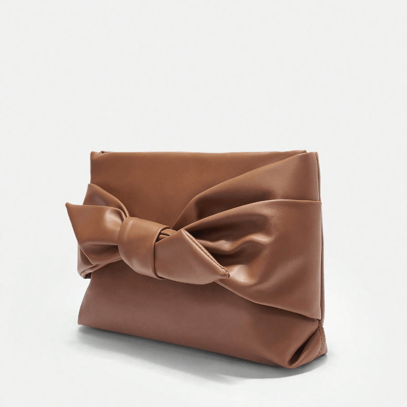 Vegan Leather Clutch Underarm Bag Large Capacity Bag