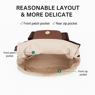 Nylon Cloth Backpack Large Capacity Nylon  Backpack