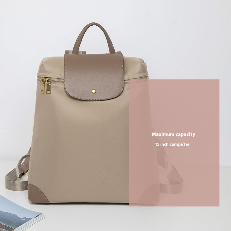 Nylon Canvas Backpack Casual Shoulder Hand-carrying Traveling Bag