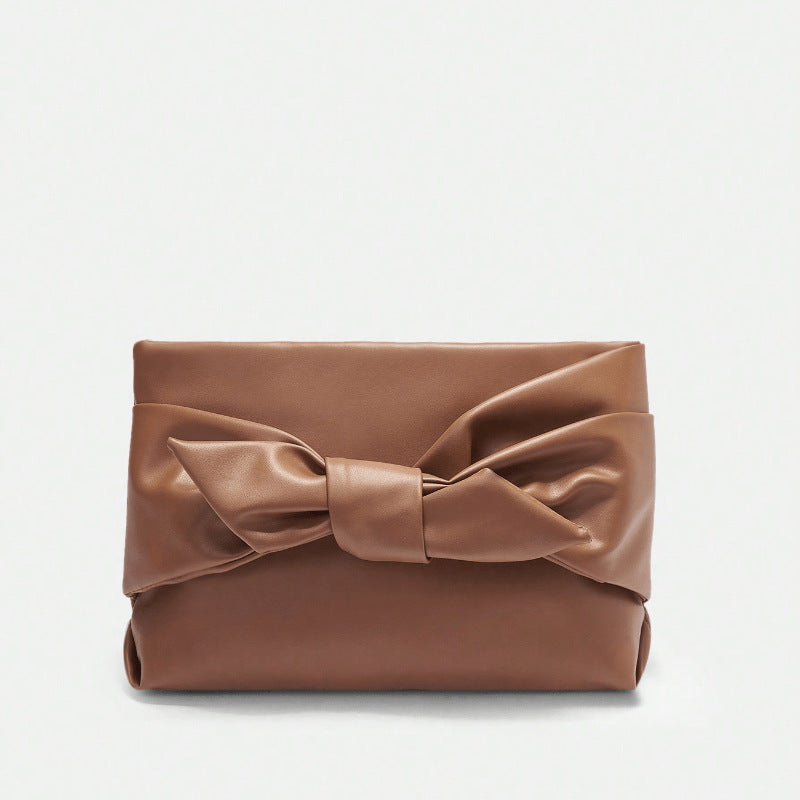 Vegan Leather Clutch Underarm Bag Large Capacity Bag